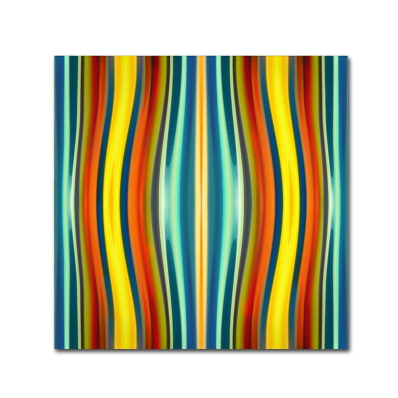 Trademark Fine Art ''Fury Pattern 1'' by Amy Vangsgard  14" x 14" Canvas Art (AV0126-C1414GG) image 1