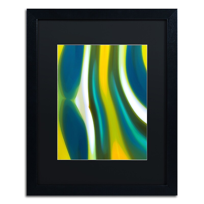 Trademark Fine Art ''Fury Stream 1'' by Amy Vangsgard  16" x 20" Black Matted Black Frame (AV0136-B1620BMF) image 1