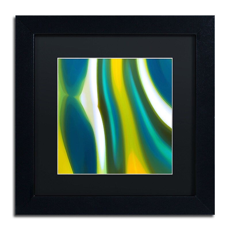 Trademark Fine Art ''Fury Stream 9'' by Amy Vangsgard  11" x 11" Black Matted Black Frame (AV0144-B1111BMF) image 1