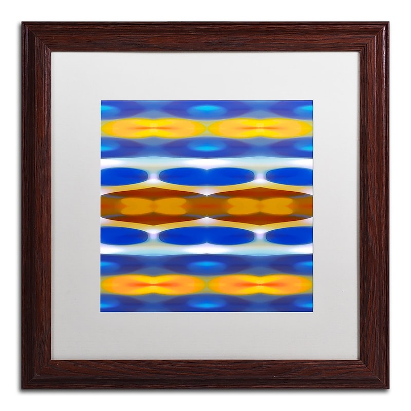 Trademark Fine Art ''Winter Forest Square 2'' by Amy Vangsgard  16" x 16" White Matted Wood Frame (AV0146-W1616MF) image 1