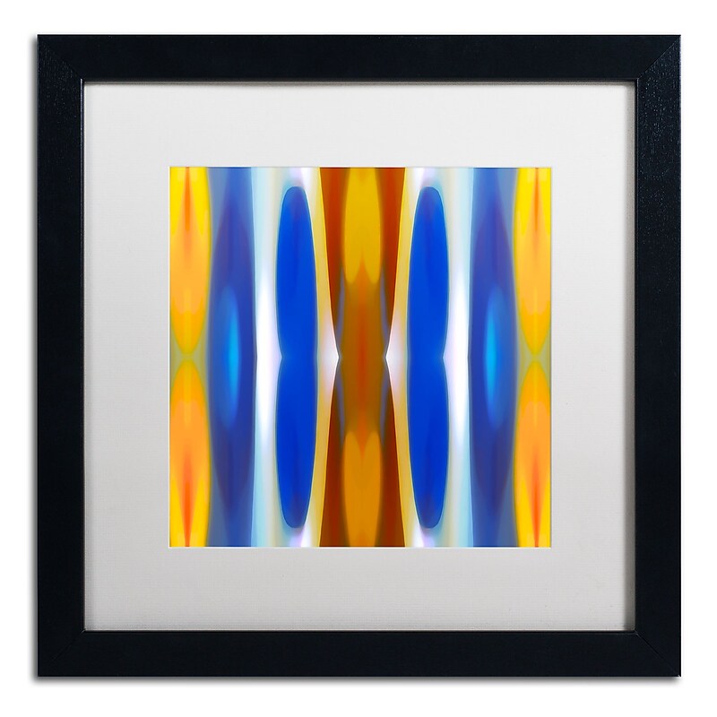 Trademark Fine Art ''Winter Forest Square 7'' by Amy Vangsgard  16" x 16" White Matted Black Frame (AV0147-B1616MF) image 1