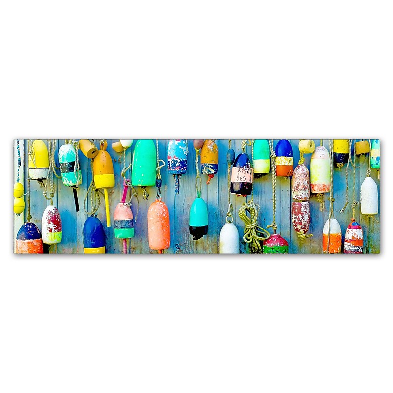 Trademark Fine Art ''Floaters'' by Preston 8" x 24" Canvas Art (EM0512-C824GG) image 1