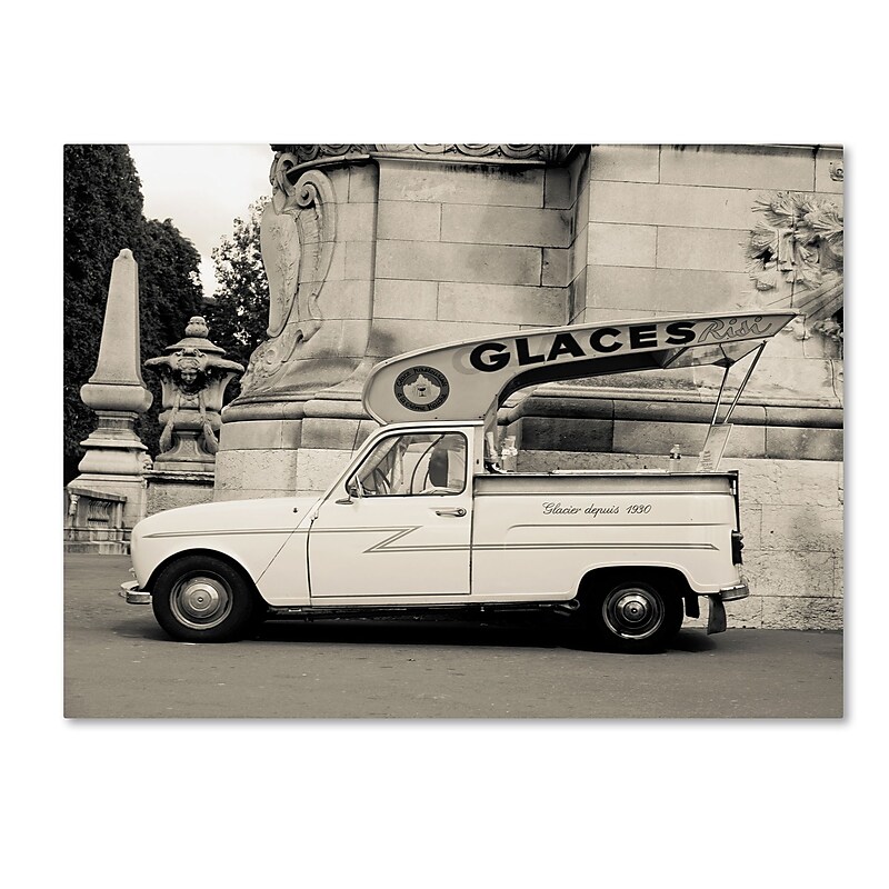 Trademark Fine Art ''Parisian Glace'' by Preston 35" x 47" Canvas Art (EM0559-C3547GG) image 1