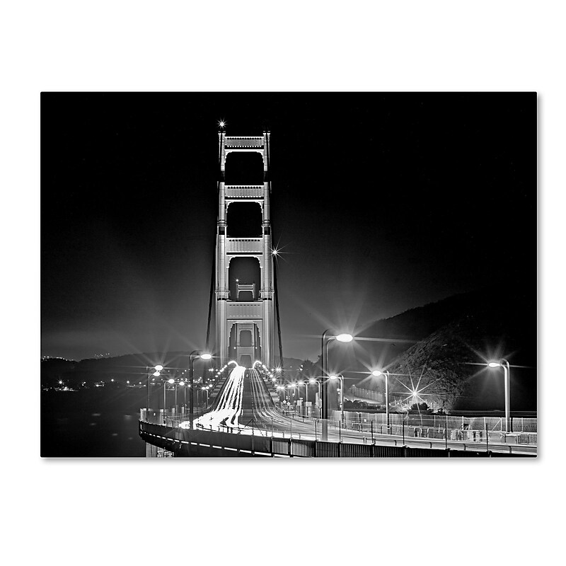 Trademark Fine Art ''San Francisco'' by Preston 24" x 32" Canvas Art (EM0565-C2432GG) image 1