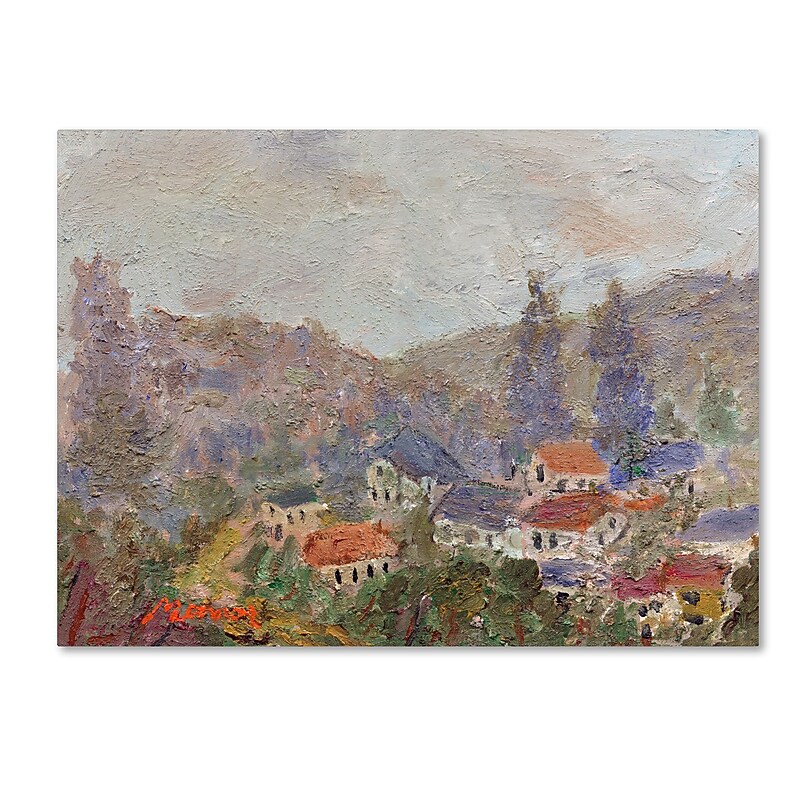 Trademark Fine Art ''Misty Morning'' by Manor Shadian 24" x 32" Canvas Art (MA0614-C2432GG) image 1
