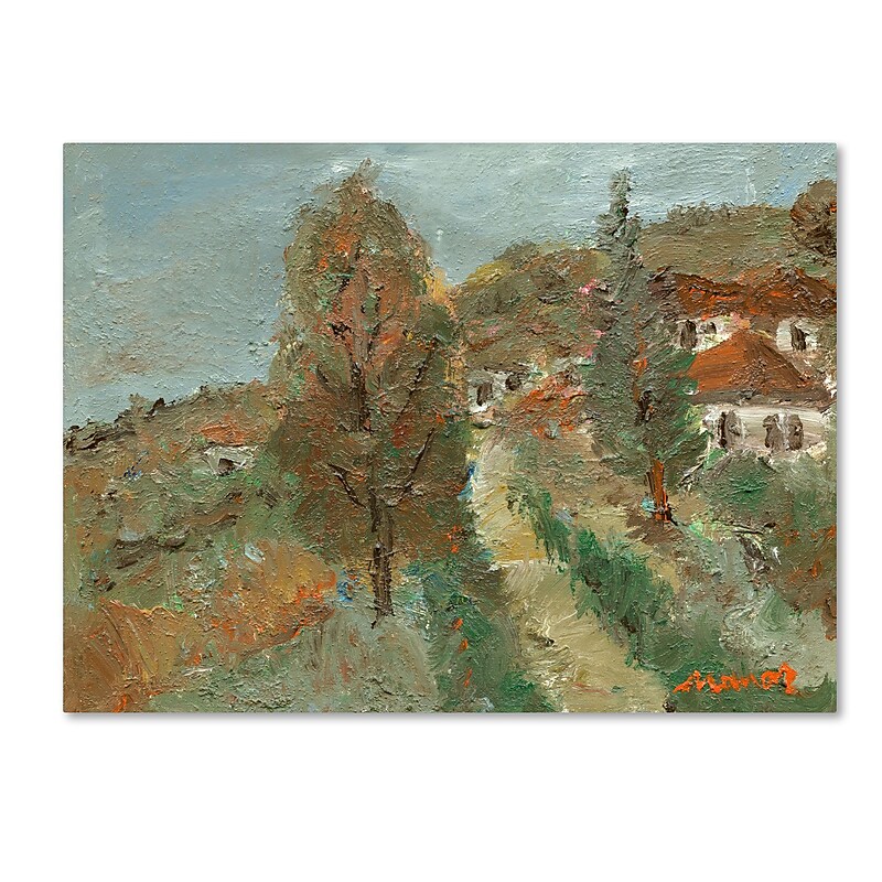 Trademark Fine Art ''Last Days of Fall'' by Manor Shadian 24" x 32" Canvas Art (MA0615-C2432GG) image 1