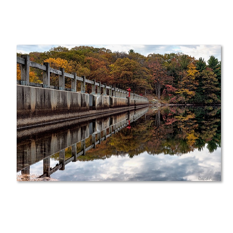 Trademark Fine Art ''New York in Fall'' by David Ayash 30" x 47" Canvas Art (MA0644-C3047GG) image 1