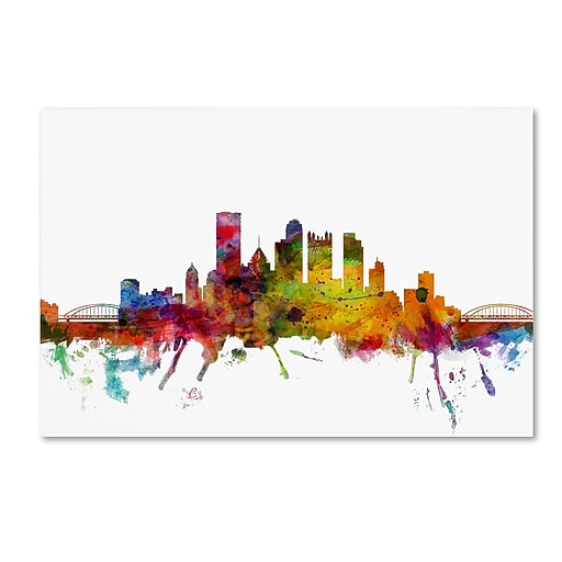 Trademark Fine Art ''Pittsburgh Pennsylvania Skyline'' by