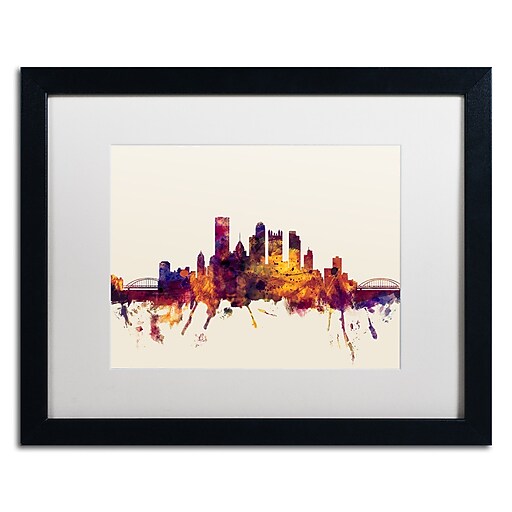 Trademark Fine Art ''Pittsburgh Skyline IV'' by Michael Tompsett