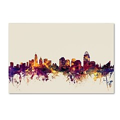 Trademark Fine Art ''Cincinnati Ohio Skyline'' by Michael Tompsett