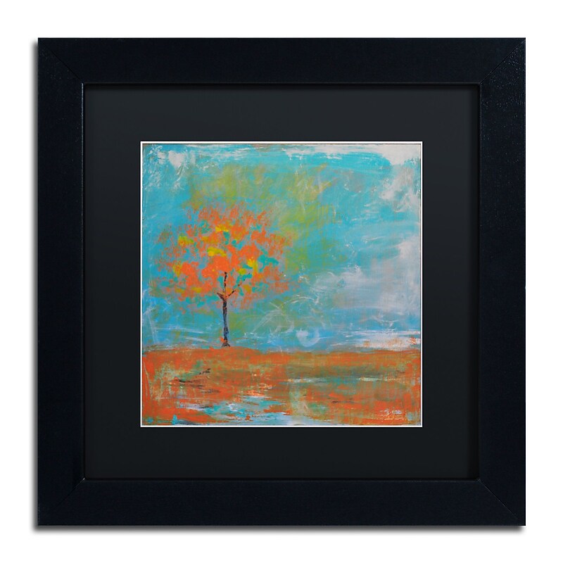 Trademark Fine Art ''Autumn'' by Nicole Dietz 11" x 11" Black Matted Black Frame (ND088-B1111BMF) image 1