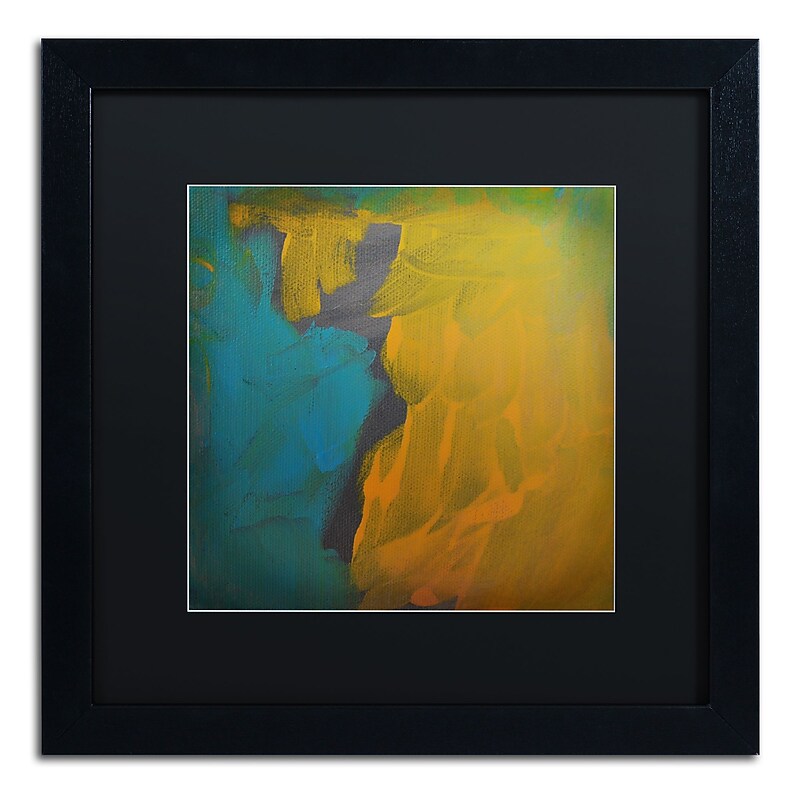 Trademark Fine Art ''Rogue'' by Nicole Dietz 16" x 16" Black Matted Black Frame (ND099-B1616BMF) image 1