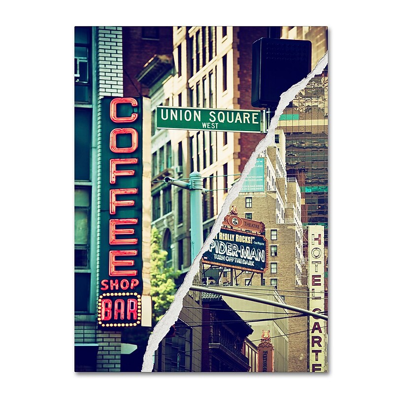 Trademark Fine Art ''New York Atmosphere'' by Philippe Hugonnard 18" x 24" Canvas Art (PH0075-C1824GG) image 1