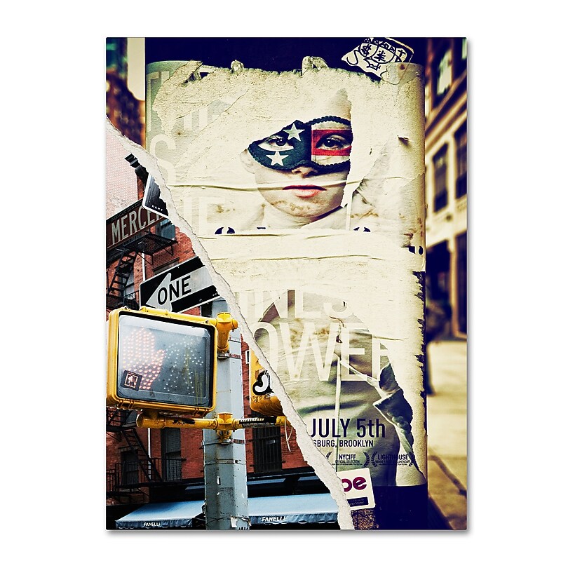 Trademark Fine Art ''NY Street Scenes'' by Philippe Hugonnard 14" x 19" Canvas Art (PH0079-C1419GG) image 1