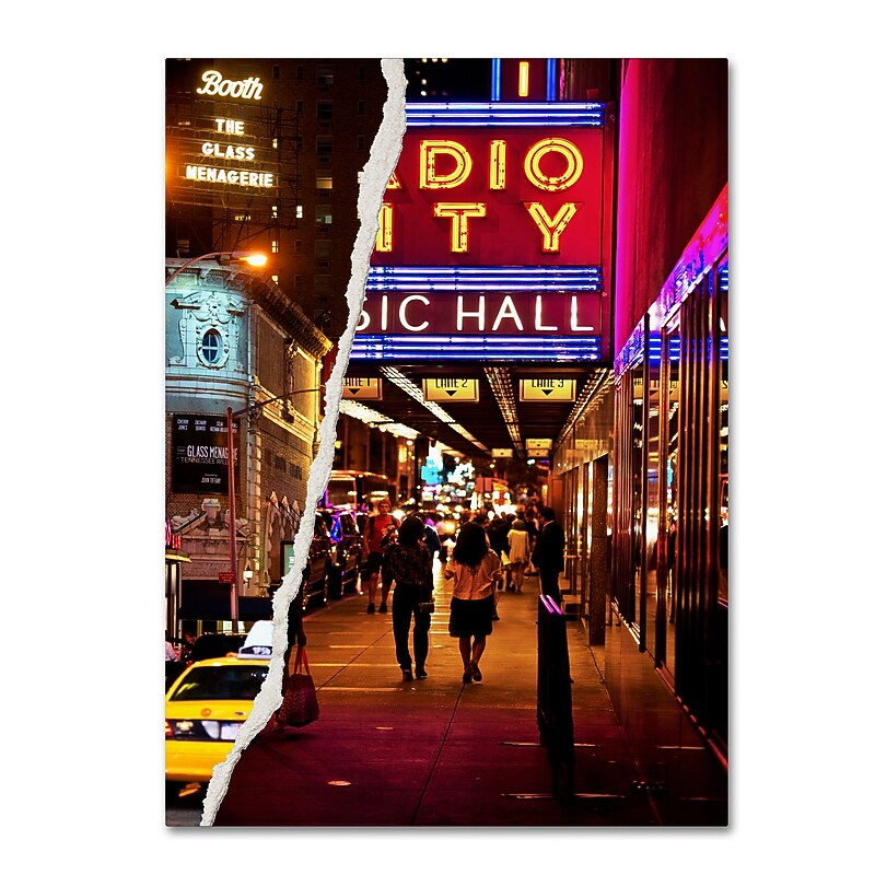 Trademark Fine Art ''A Theater Tonight'' by Philippe Hugonnard 35" x 47" Canvas Art (PH0088-C3547GG) image 1