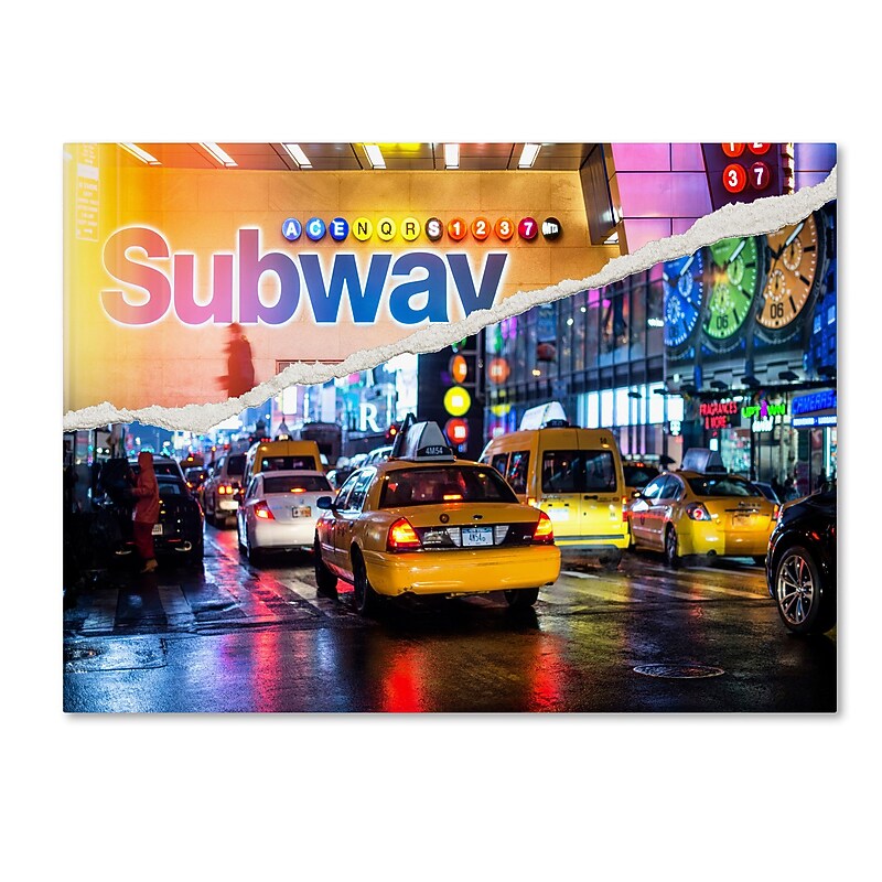 Trademark Fine Art ''Means of Transport'' by Philippe Hugonnard 18" x 24" Canvas Art (PH0094-C1824GG) image 1