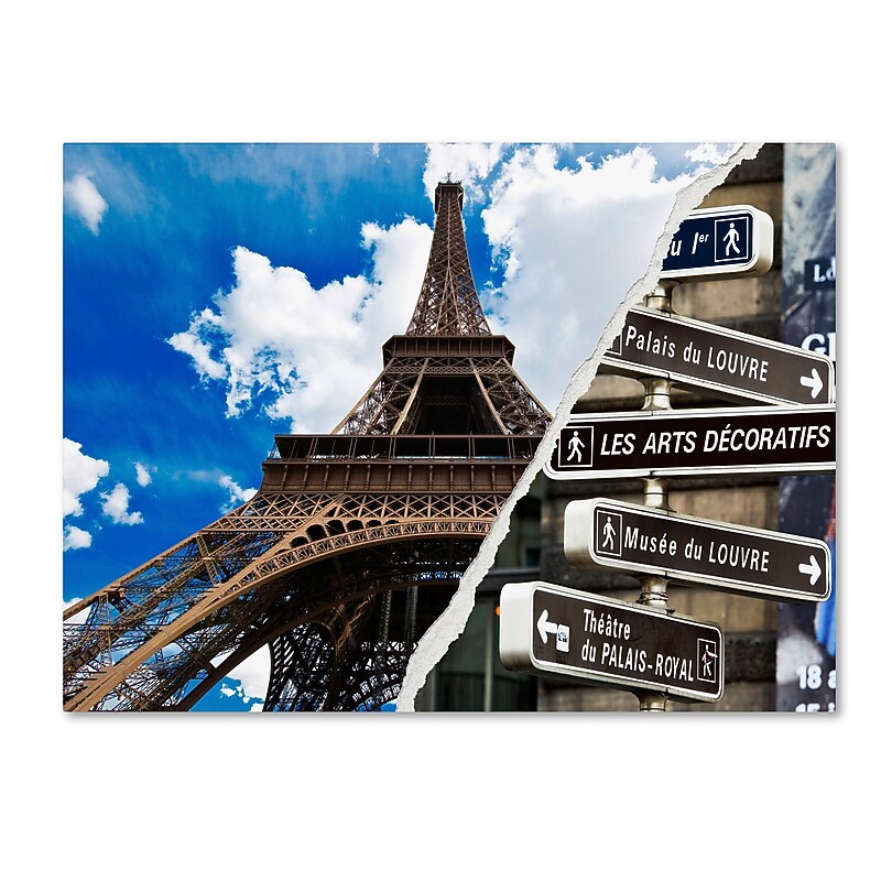 Trademark Fine Art ''Afternoon in Paris'' by Philippe Hugonnard 35" x 47" Canvas Art (PH0102-C3547GG) image 1