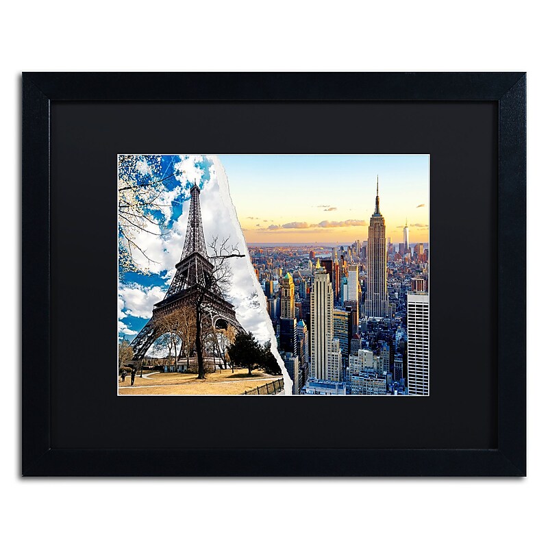 Trademark Fine Art ''Wonderful Architectures'' by Philippe Hugonnard 16" x 20" Black Matted Black Frame (PH0105-B1620BMF) image 1