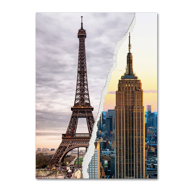 Trademark Fine Art ''The Empire Eiffel'' by Philippe Hugonnard 18" x 24" Canvas Art (PH0108-C1824GG) image 1