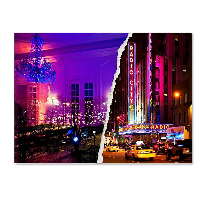Trademark Fine Art ''City Dreams'' by Philippe Hugonnard 35" x 47" Canvas Art (PH0112-C3547GG) image 1