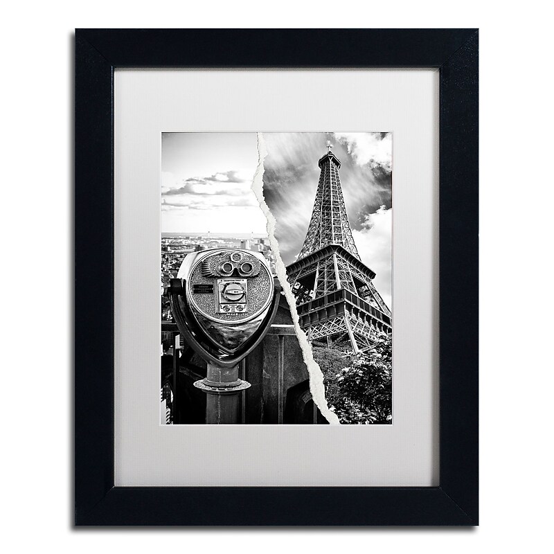 Trademark Fine Art ''Looking Away'' by Philippe Hugonnard 11" x 14" White Matted Black Frame (PH0113-B1114MF) image 1