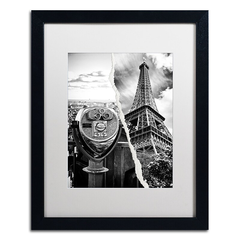 Trademark Fine Art ''Looking Away'' by Philippe Hugonnard 16" x 20" White Matted Black Frame (PH0113-B1620MF) image 1