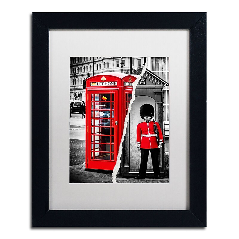 Trademark Fine Art ''Red'' by Philippe Hugonnard 11" x 14" White Matted Black Frame (PH0123-B1114MF) image 1