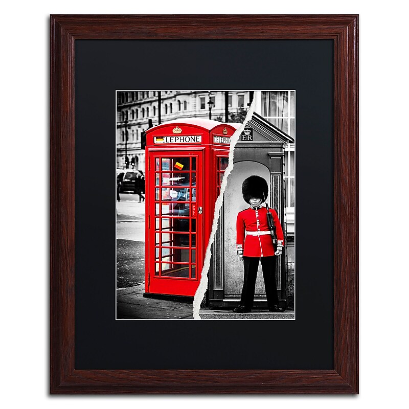 Trademark Fine Art ''Red'' by Philippe Hugonnard 16" x 20" Black Matted Wood Frame (PH0123-W1620BMF) image 1