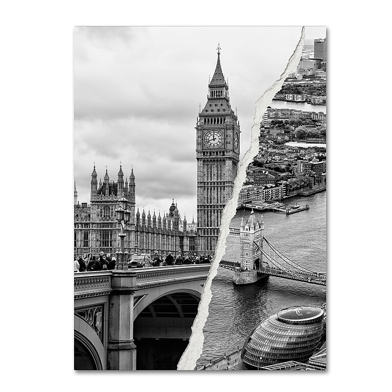 Trademark Fine Art ''City of London'' by Philippe Hugonnard 35" x 47" Canvas Art (PH0124-C3547GG) image 1