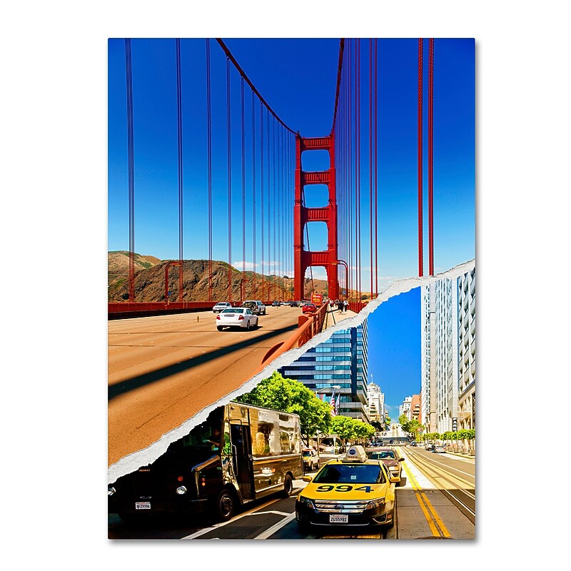 Trademark Fine Art ''San Francisco Travel'' by Philippe Hugonnard 18" x 24" Canvas Art (PH0131-C1824GG) image 1