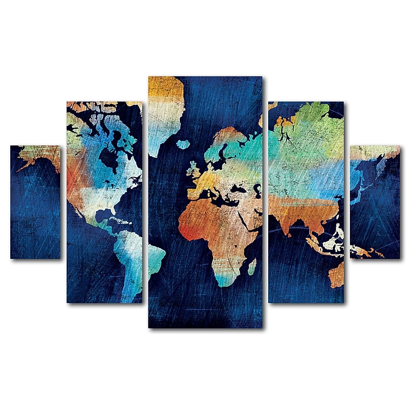 Trademark Fine Art ''Seasons Change'' by Michael Mullan 3.3' x 4.8' Multi Panel Art Set (WAP0123-P5-SET) image 1