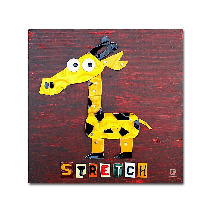 Trademark Fine Art ''Grunt The Hippo'' by Design Turnpike 35" x 35" Canvas Art (ALI1280-C3535GG) image 1