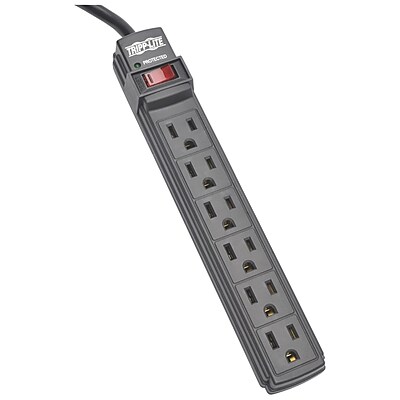 Tripp Lite 6 Outlet Power Strip, Black (PS66B) Simolary simolary.com