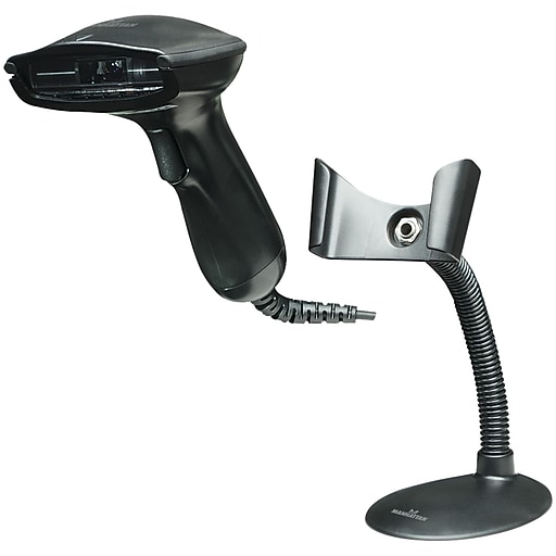 Manhattan Long Range Barcode Scanner and Stand Staples