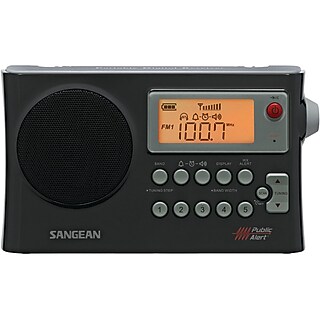Sangean WR11 FM/AM Analog Wooden Cabinet Tabletop Radio Receiver
