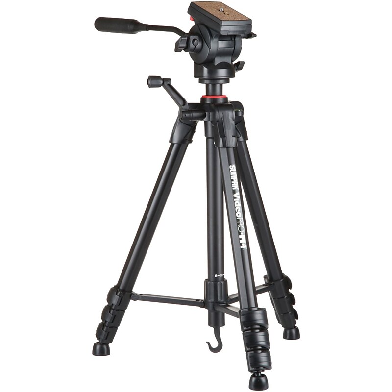 Sunpak Video Pro-m 4 Tripod With Fluid Head, Black (SPK620840) image 1