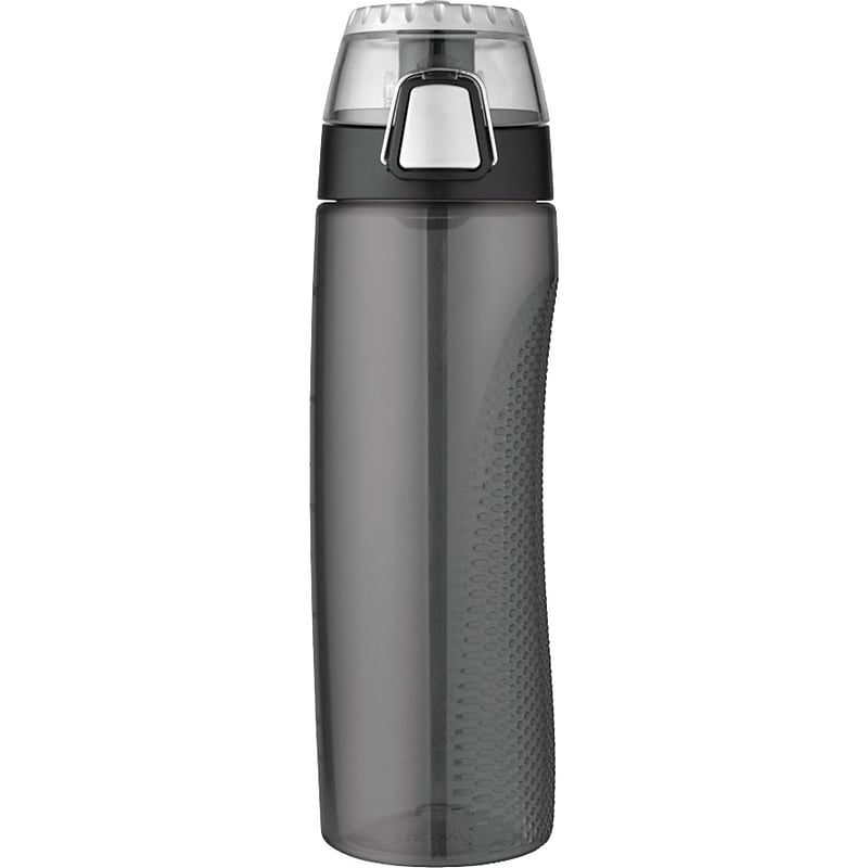 Thermos Plastic Water Bottle, 24 oz., Smoke (THRHP4100SMTRI) image 1