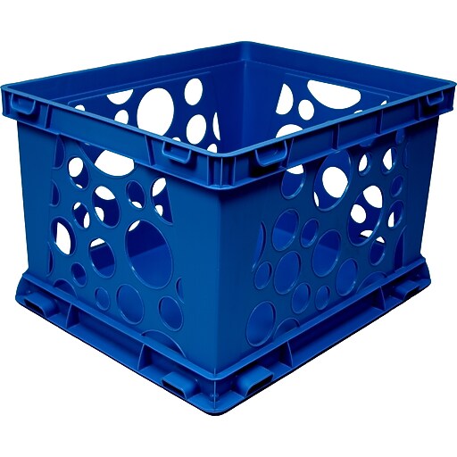 Storex Large Storage and Transport File Crate, Letter/Legal (STX61555U01C) Staples