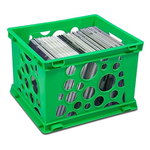 Storex Mini Crate, 3/CT (STX61596U03C) at Staples