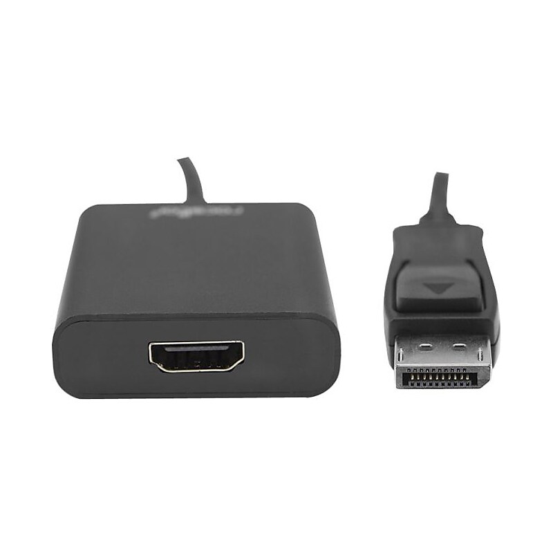 Rocstor (Y10A101-B1) DisplayPort/HDMI Male/Female Digital Audio/Video Adapter, Black image 1