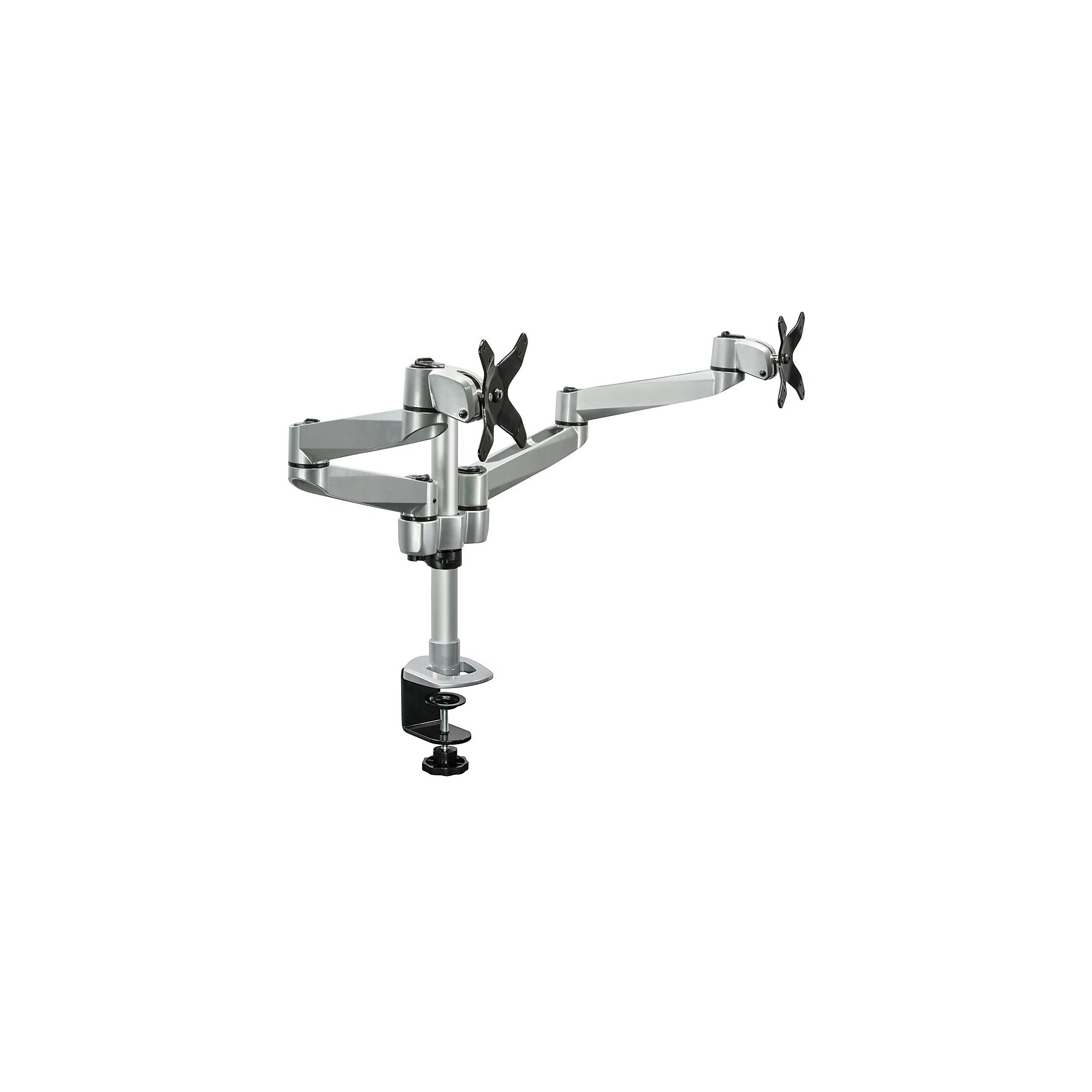 Mount-It! Modular Desk Mount Adjustable Monitor Arm, Up to 27″ Monitors, Gray/Silver (MI-43116) Sansujyuku sansujyuku.com