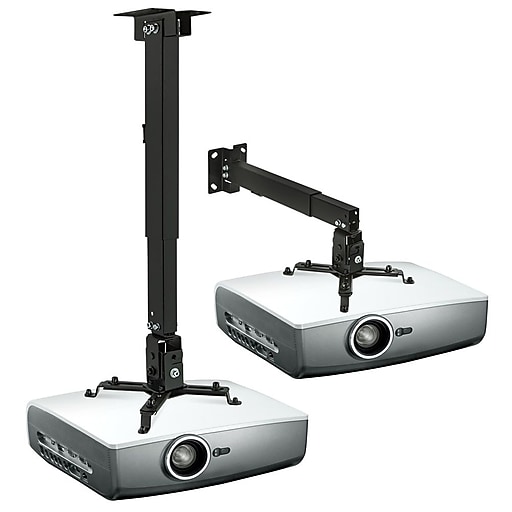 Mount It Universal Wall Or Ceiling Projector 44 Lb Load Capacity Black Mi 604 Staples - Mounting An Epson Projector To The Ceiling