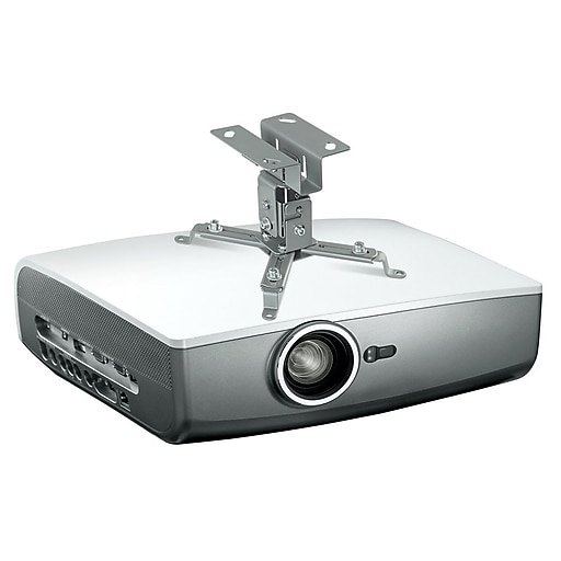 Mount It Projector Ceiling For Epson Optoma Benq Viewsonic Lcd Dlp Projectors Silver Mi 605 Staples - How To Ceiling Mount Optoma Projector