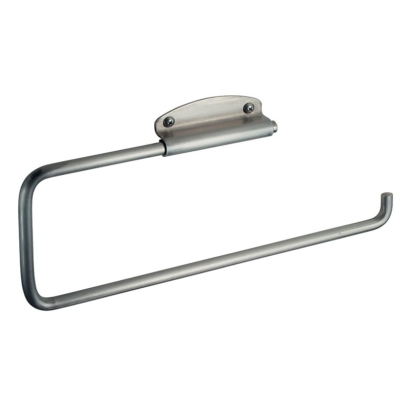 interDesign  Forma Swivel Kitchen Paper Towel Holder, Brushed Stainless Steel (39370) image 1
