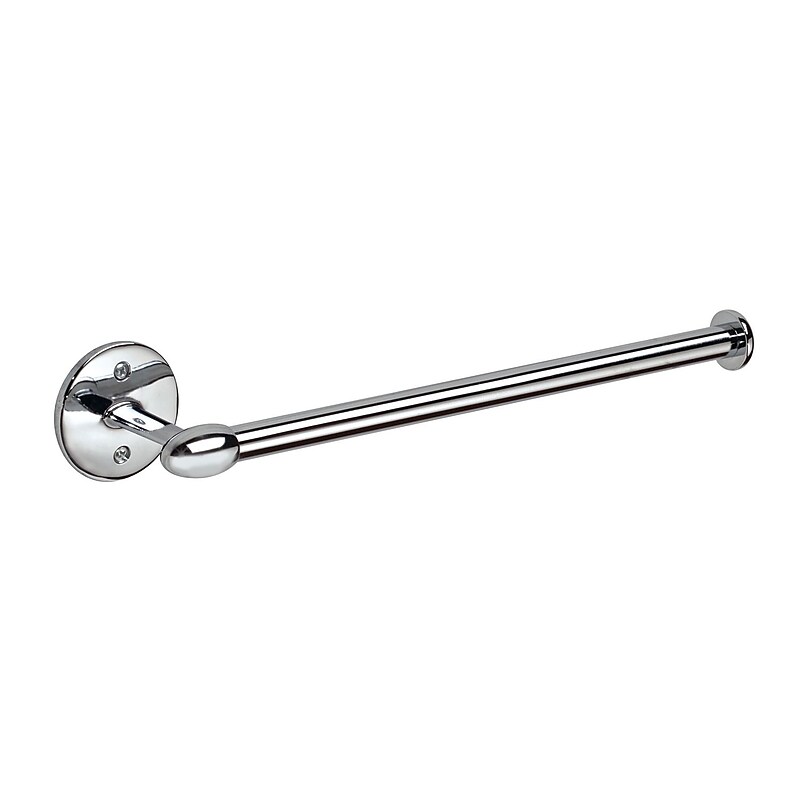 interDesign Orbinni Wall-Mount/Under-Counter Kitchen Paper Towel Holder, Chrome (09332) image 1