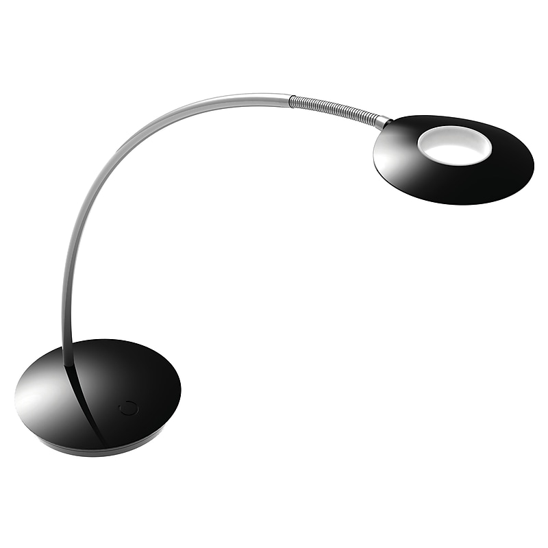 Alba LED Desk Lamp with Touch Dimmer, Black (LEDAERON) image 1