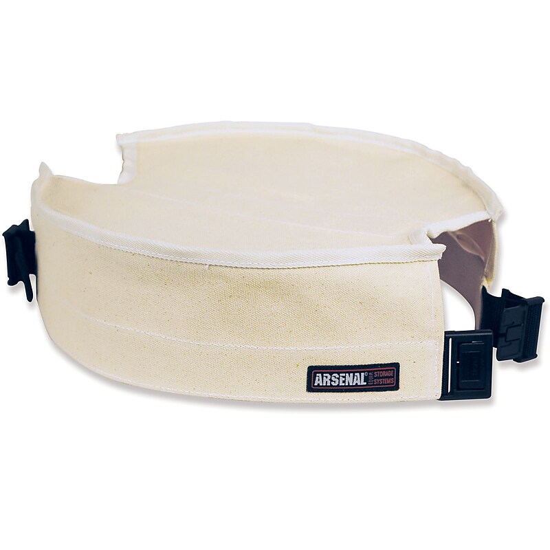 Ergodyne® Arsenal® Canvas Bucket Safety Top, White, 12 1/2"W x 12 1/2"D image 1