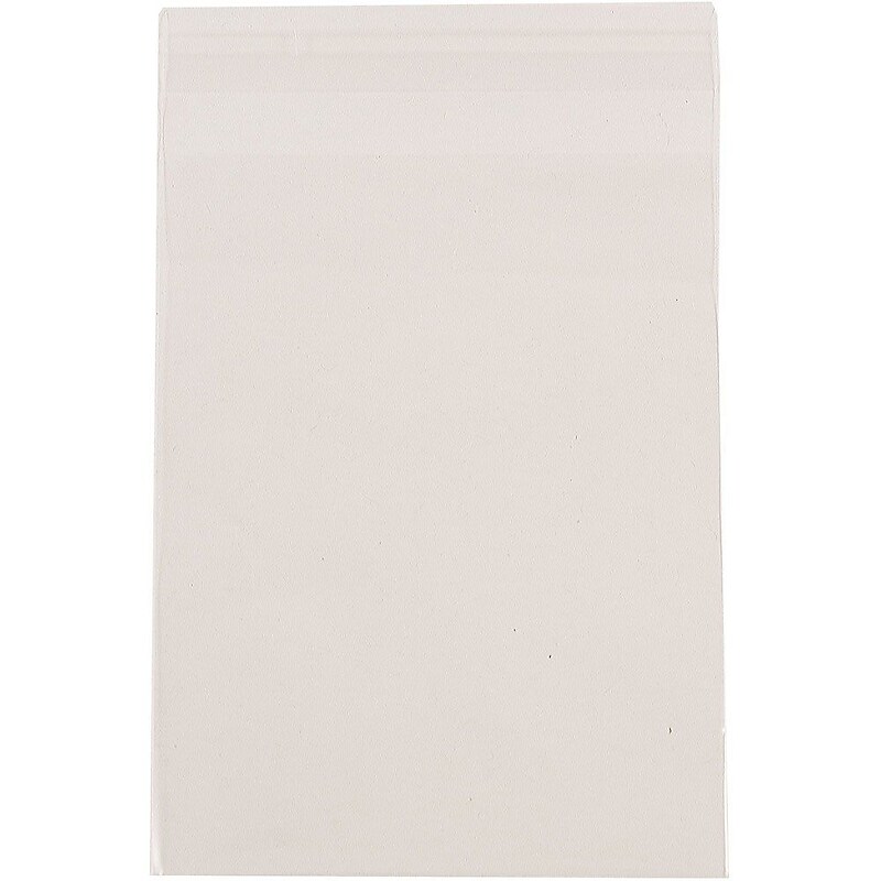 JAM Paper Cellophane Envelope with Self-Adhesive Closure, 5.75 x 5.75, Clear, 1000/Carton (5.75X5.75CELLOB) image 1