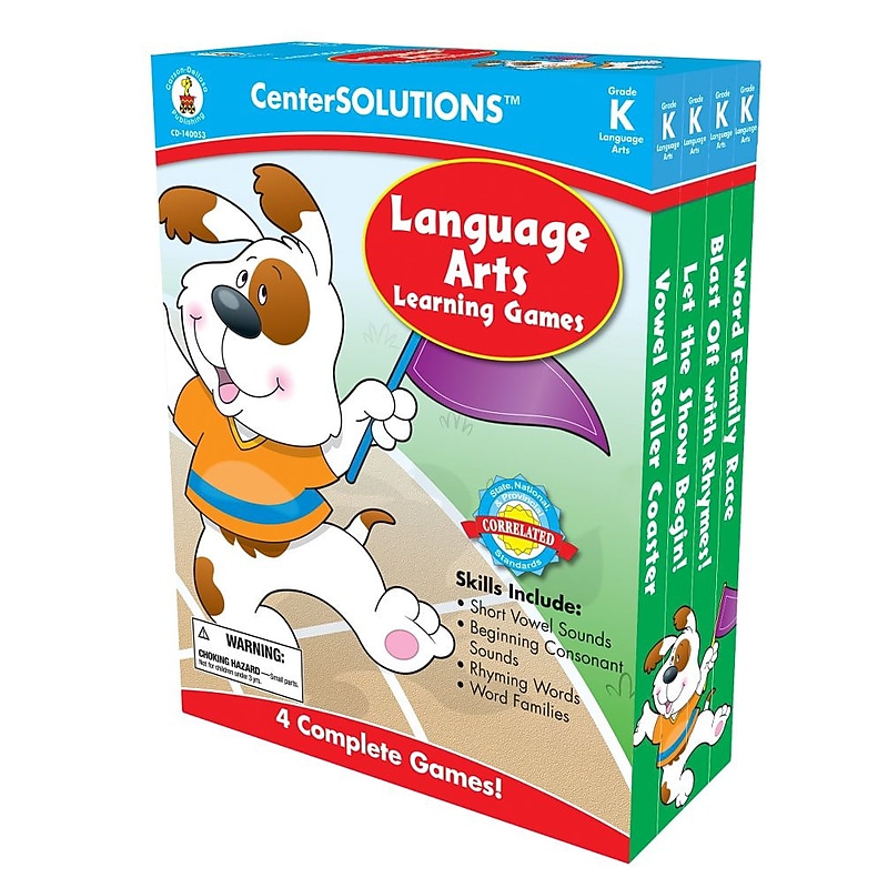 Carson-Dellosa Language Arts Learning Games, Grade K image 1