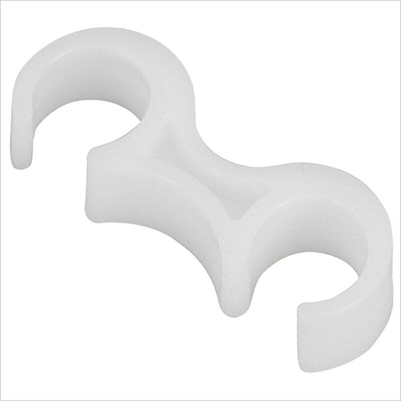 Flash Furniture Plastic Ganging Clip, White, 10/Pack (10LE3WHGANG) image 1